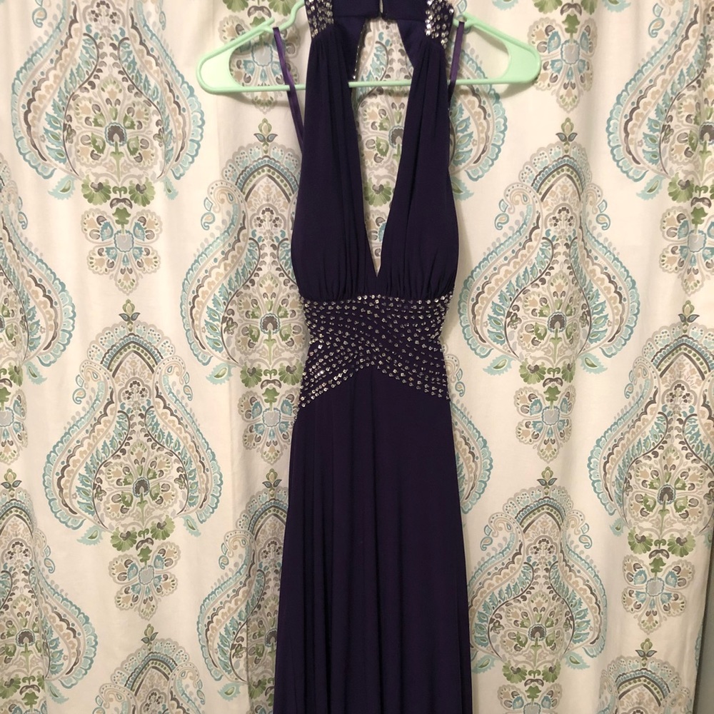 Purple gown